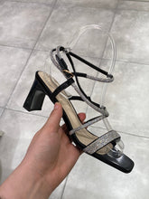 Sandaler m. bling og lille hæl criss